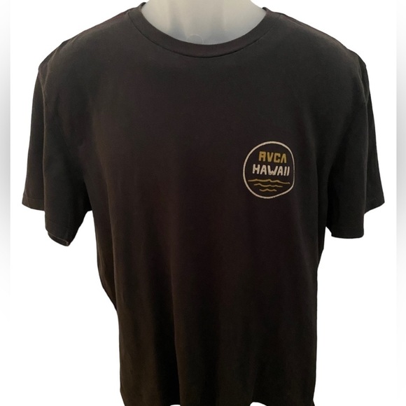 RVCA Hawaii Skate Surf “When In Doubt, Don’t Go Out” Tee Shirt Men XL - Picture 2 of 6